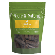 Pure & Natural Chicken Gourmet Sausages 6cm 250g Dog/Puppy Treat