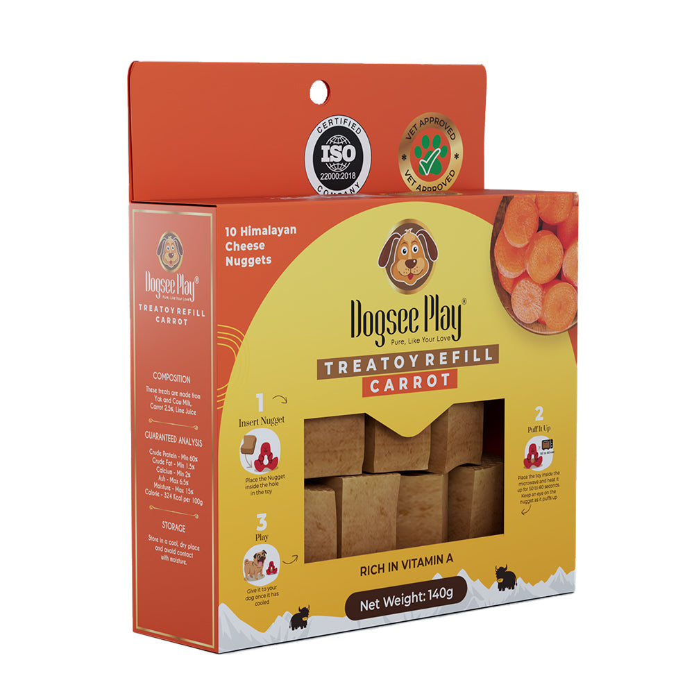 Dogsee Play Refill Pack Carrot Flavour 10 pieces