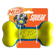 Nerf TPR EXO Micron Squeak Bone 7in Dog/Puppy Toy