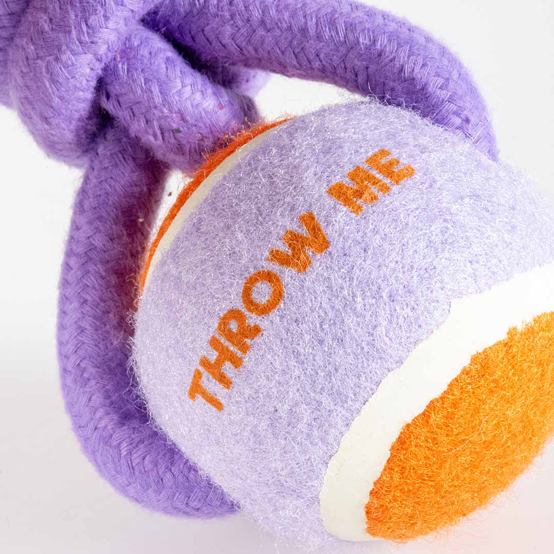 Coockoo THROW ME Ball with Loop Dog/Puppy Toy