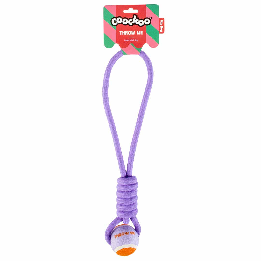 Coockoo THROW ME Ball with Loop Dog/Puppy Toy