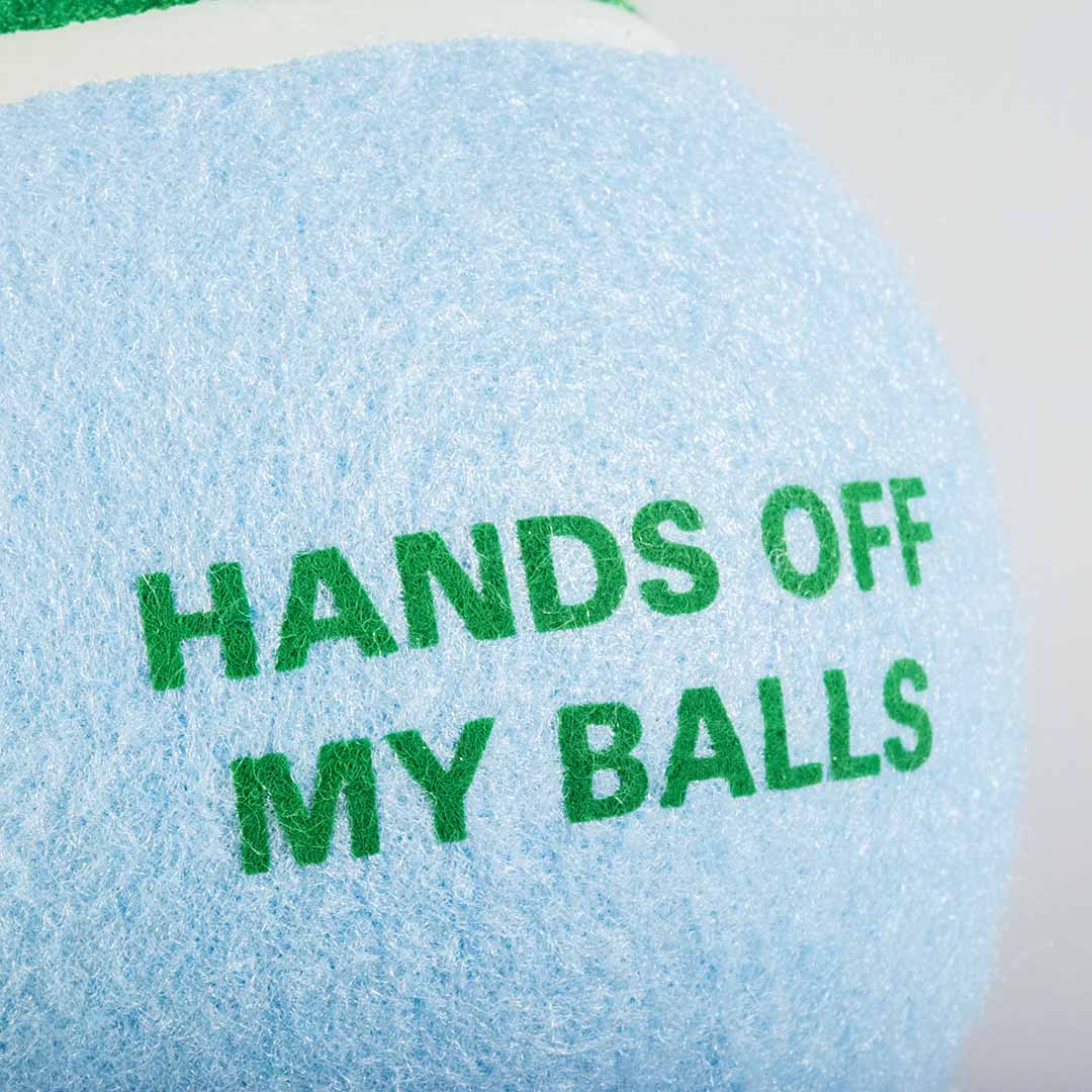 HANDS OFF XL Tennis Ball Dog/Puppy Ball