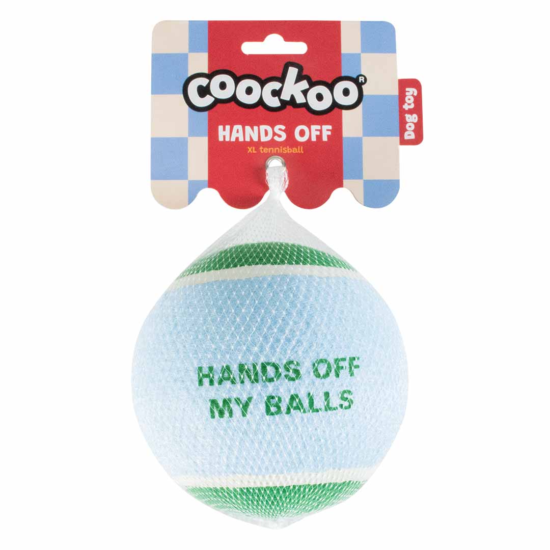 HANDS OFF XL Tennis Ball Dog/Puppy Ball
