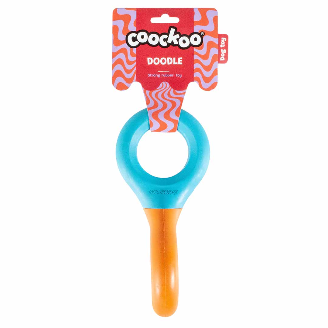 Rubber DOODLE Throw/Catch Dog/Puppy Toy