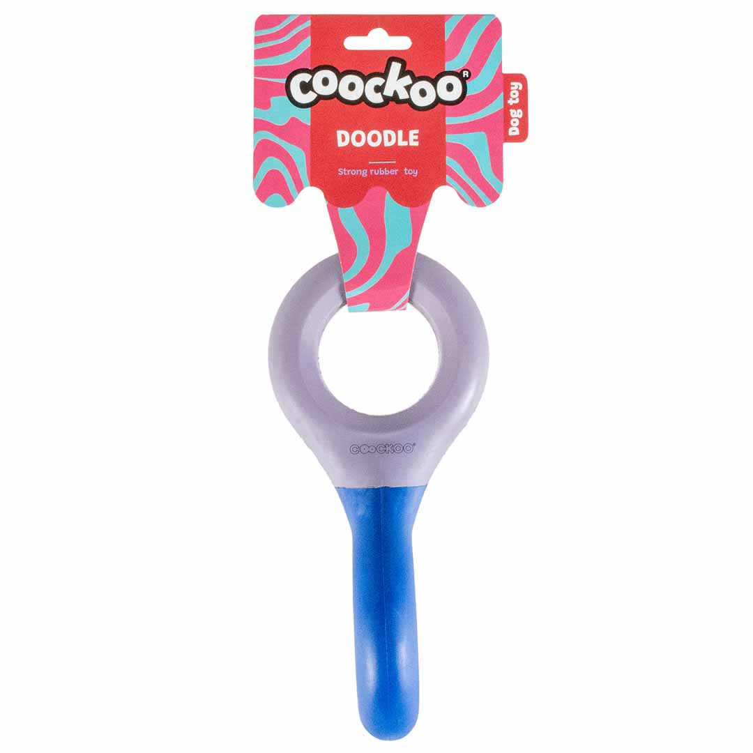 Rubber DOODLE Throw/Catch Dog/Puppy Toy