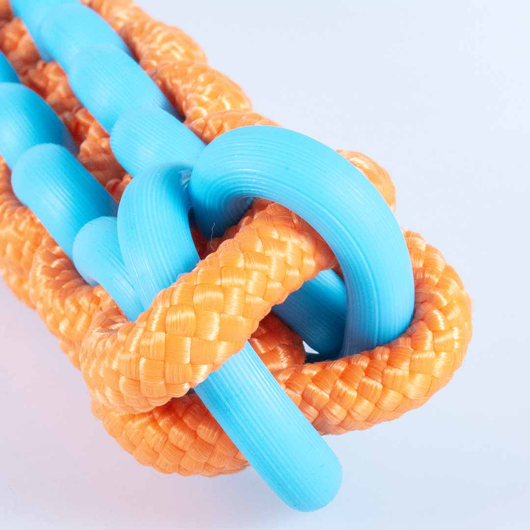 TPE & Rope Braided Tug Dog/Puppy Toy