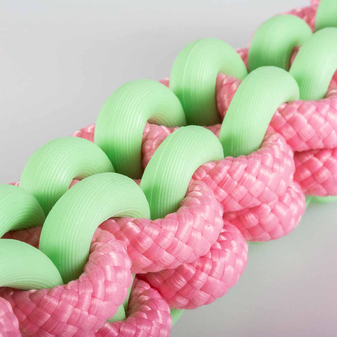 TPE & Rope Braided Tug Dog/Puppy Toy