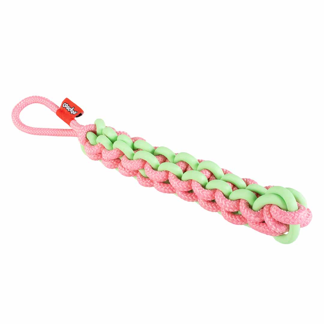 TPE & Rope Braided Tug Dog/Puppy Toy