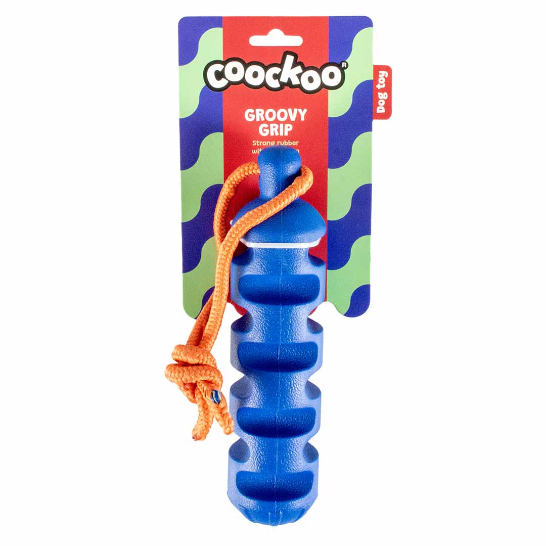 Rubber Throw GROOVY GRIP Dog/Puppy Toy