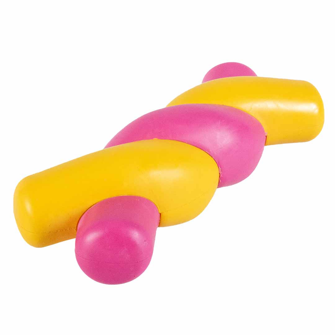 Rubber Throw/Chew TWISTED S'MORES Dog/Puppy Toy
