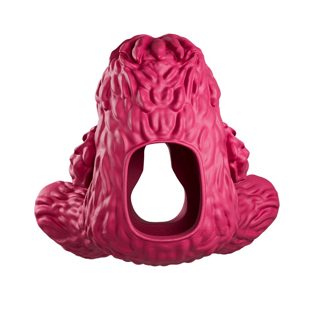 Dogsee Play TreatToy Pink Microwavable Yak Toy