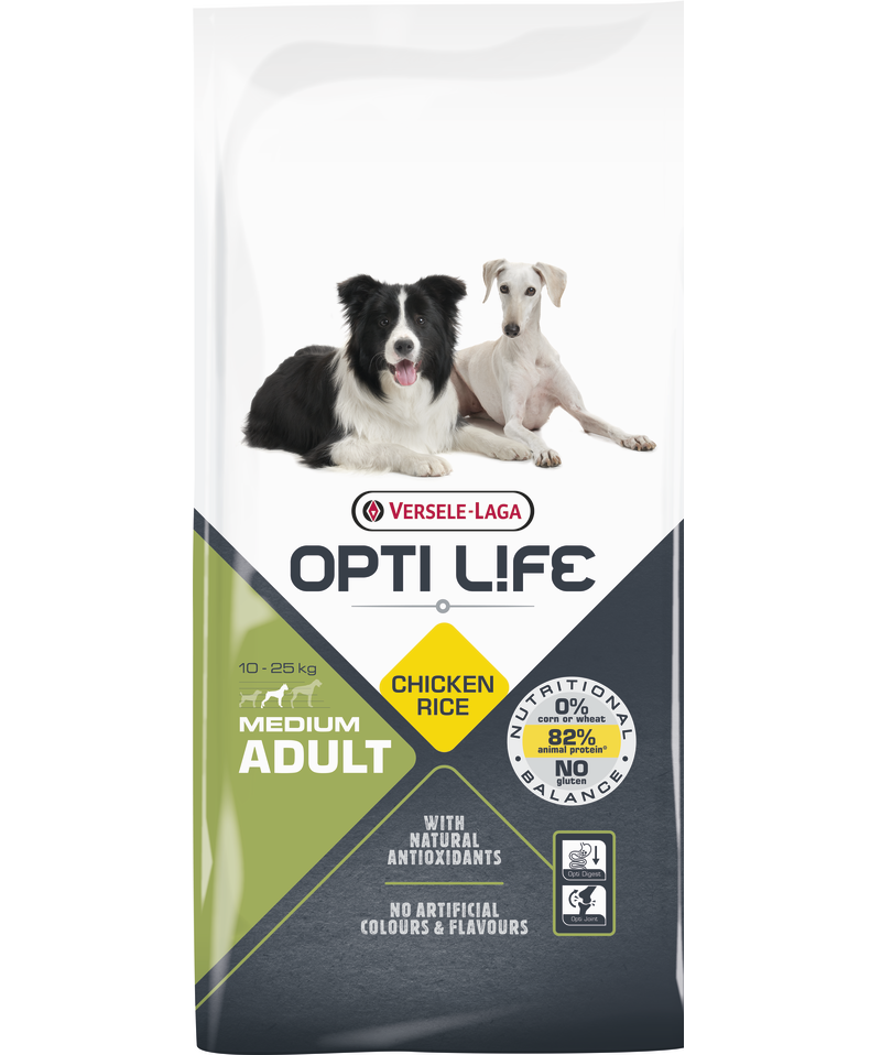 Versele Laga Opti-Life Adult Hypoallergenic Medium Chicken Dog Food 2.5kg