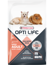 Versele Laga Opti Life Adult Mini Skin Care Salmon & Rice Dog Food 2.5kg