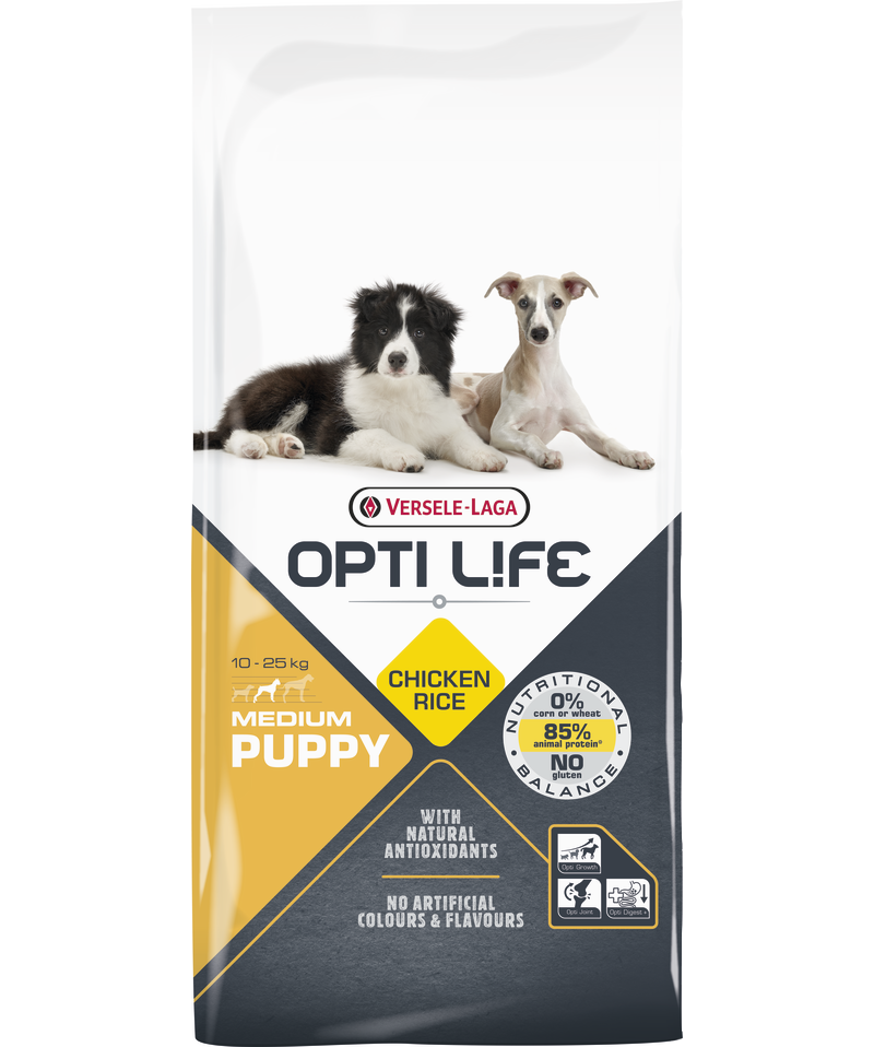 Versele Laga Opti-Life Puppy Hypoallergenic Medium Chicken Dog Food 2.5kg