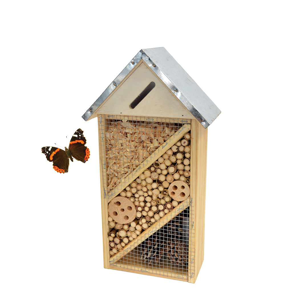 Outdoor Insect Wooden House Bees/Ladybirds