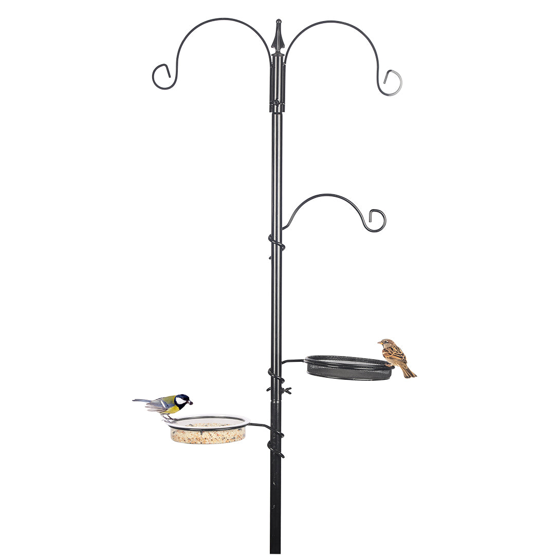 Garden Feeding Station for Birds Black