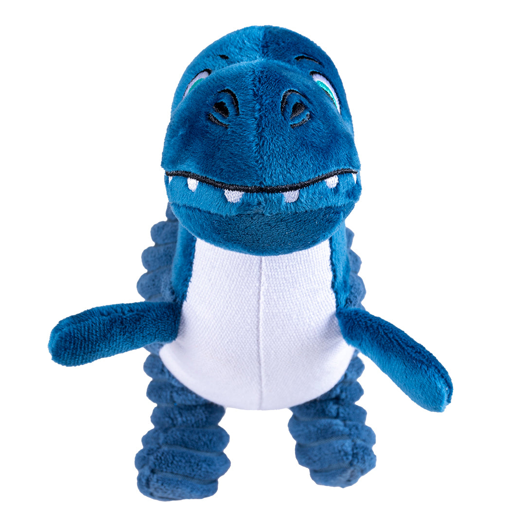 Plush Dino Ankylosaurus Corduroy Squeaker Dog/Puppy Teddy 32x8x17cm