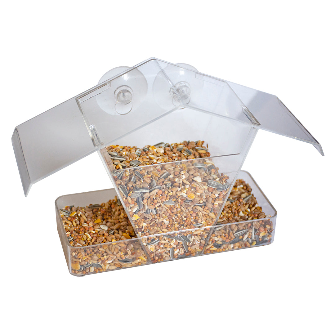 Garden Clear Window Bird Feeder