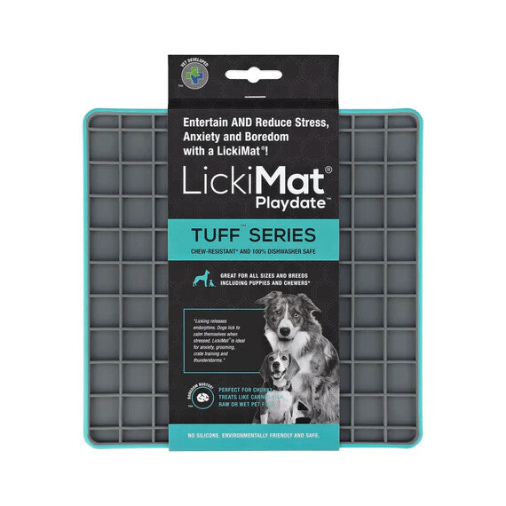 LickiMat Playdate Tuff Series slow feeder enrichment feeder dog large boredom