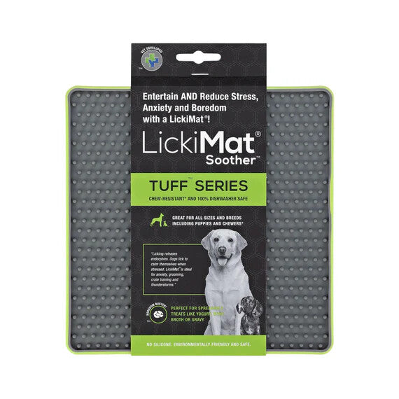 Dog LICKIMAT soother Dog Puppy Cat Treat Boredom Buster Interactive Slow Feeder