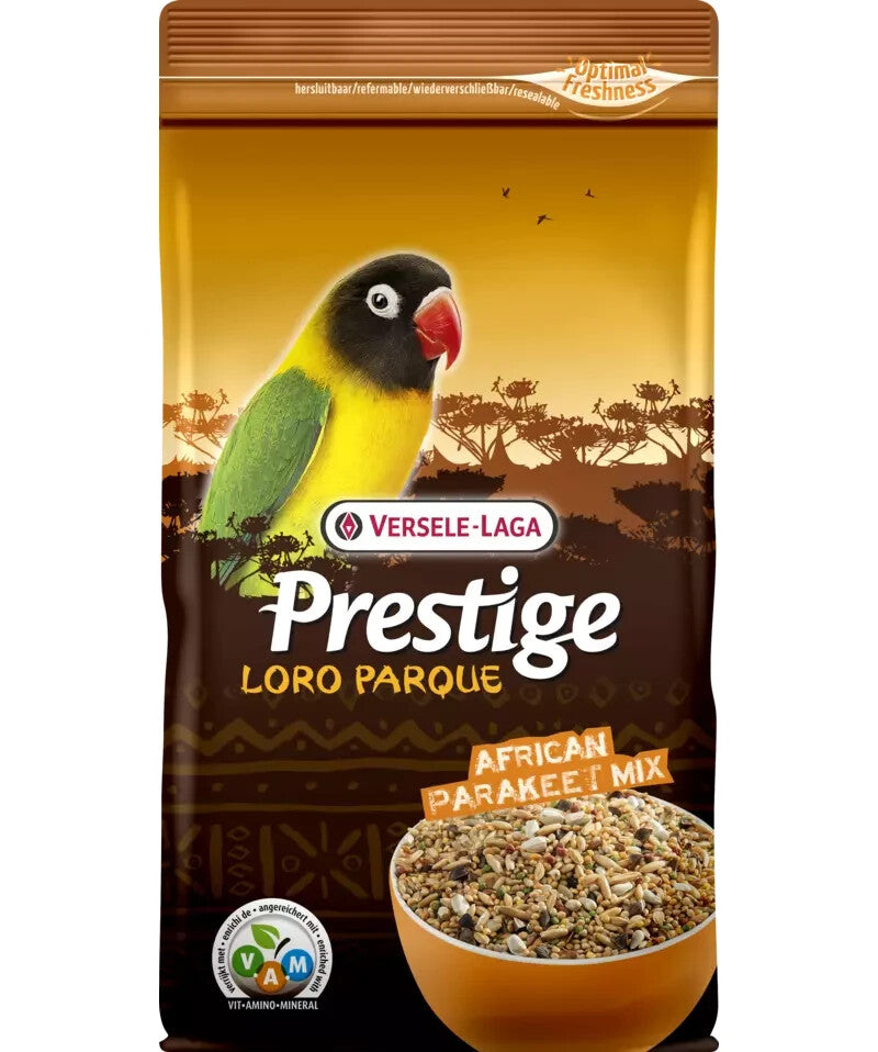 Versele Laga Prestige Loro Parque African Parakeet with Extruded VAM Pellet 1KG