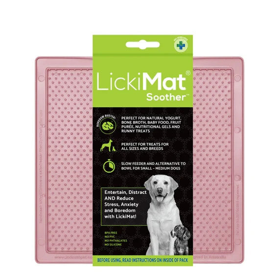 Lickimat Soother Treat Mat for Dogs, Cats & Puppies Interactive Feeder Toy