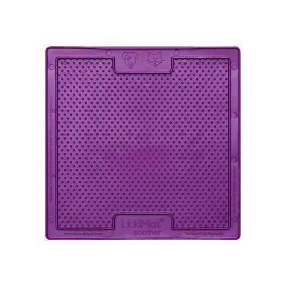 Lickimat Soother Treat Mat for Dogs, Cats & Puppies Interactive Feeder Toy