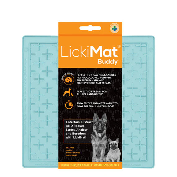 Lickimat treat mats for dogs Buddy Treat Feeding Pet Mat bordom buster