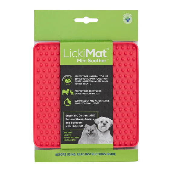 Lickimat Mini Classic Soother Slow Feeder Boredom Buster slow feeder for dogs