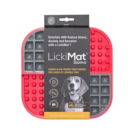 Dog Lick Mat LICKIMAT SLOMO for dogs puppies boredom busters. EXTRA TUFF