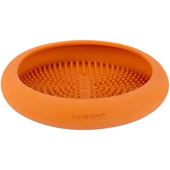 LickiMat UFO Bordem Buster for Dogs - Slow Feeding Dog Bowl Lick Mat - All Dogs