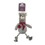 Milo Alpaca Dog/Puppy Squeak Plush Toy