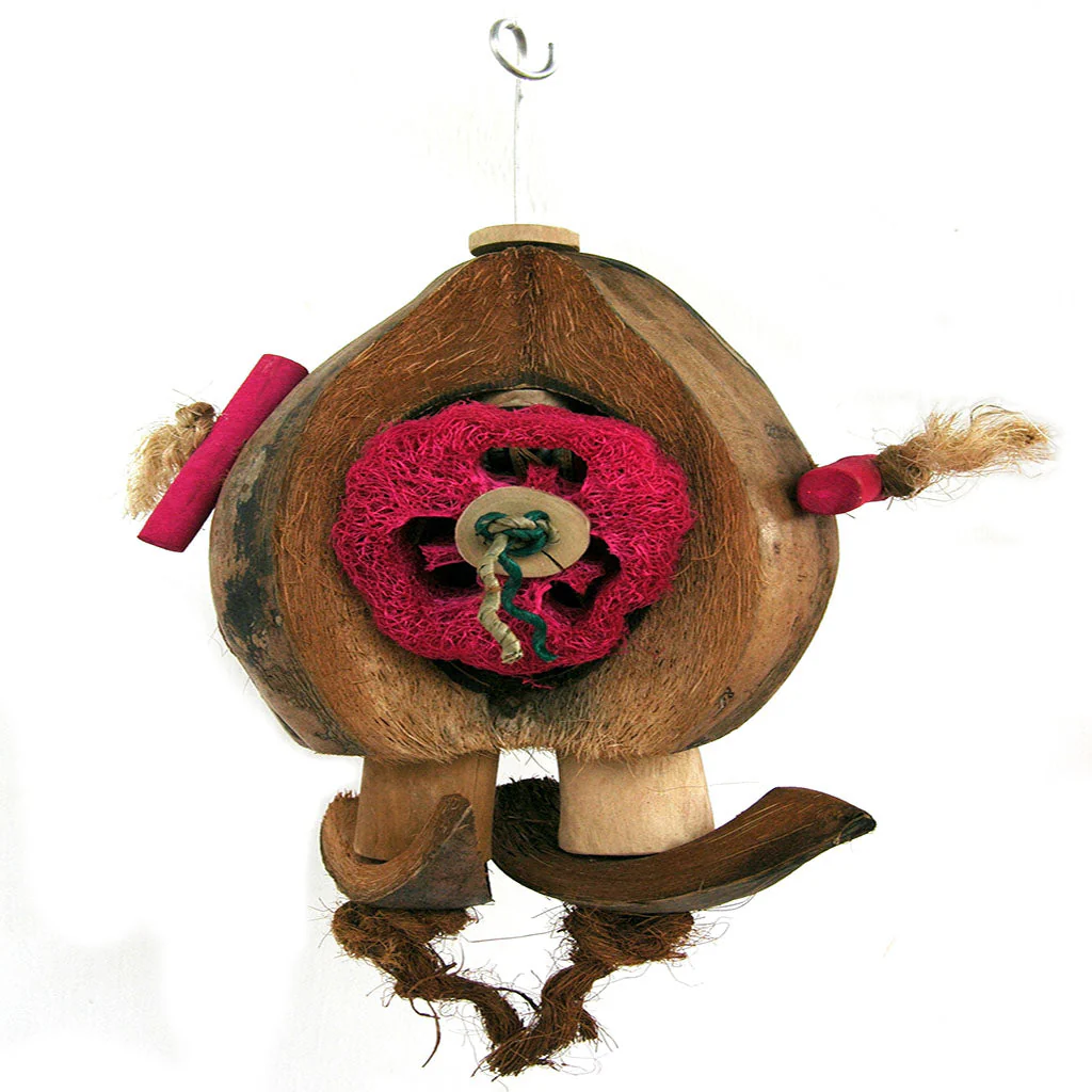 Java Coco De Nut Parrot/Macaw/African Grey/Amazon Large Bird Toy