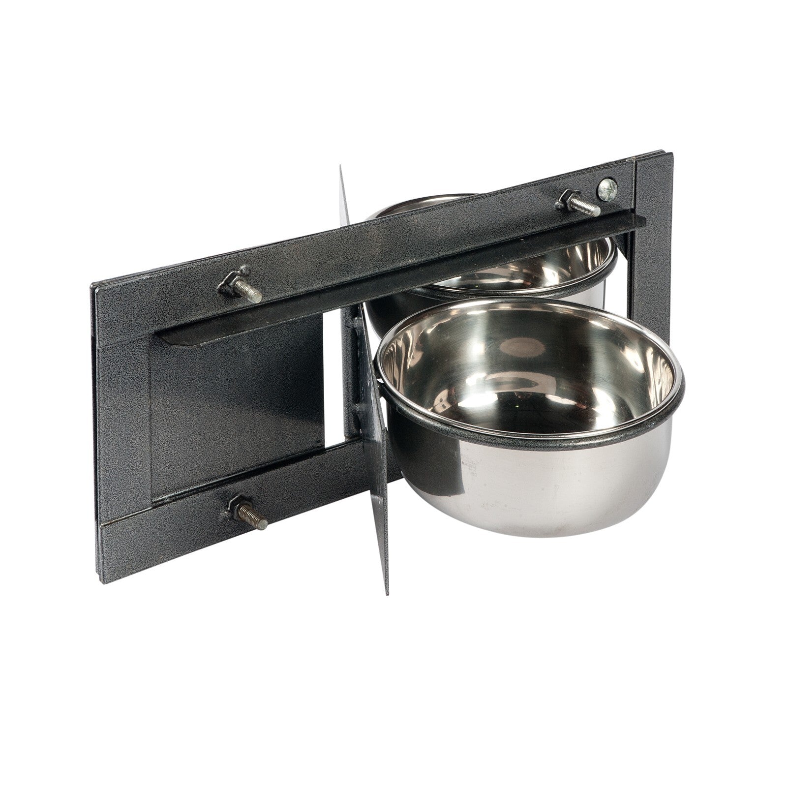 sky pet products 5" double swing feeder for parrot cages and aviary's