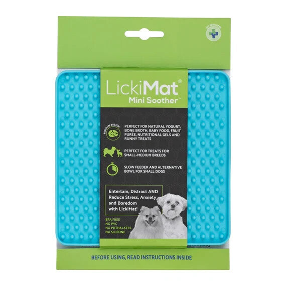 Lickimat Mini Classic Soother Slow Feeder Boredom Buster slow feeder for dogs