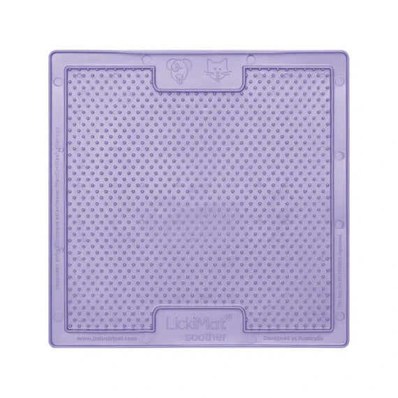 Lickimat Soother Treat Mat for Dogs, Cats & Puppies Interactive Feeder Toy