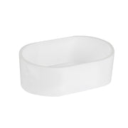 Pack of 2 plastic oval bowl 10.5 x 3.5cm small animal/birds finch/budgies