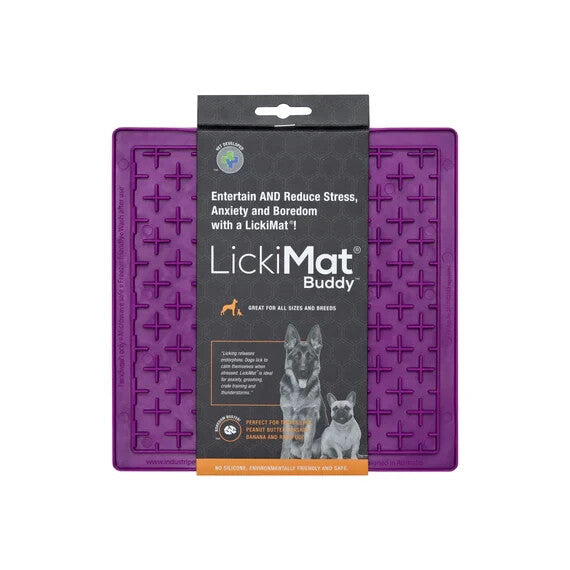 Lickimat treat mats for dogs Buddy Treat Feeding Pet Mat bordom buster