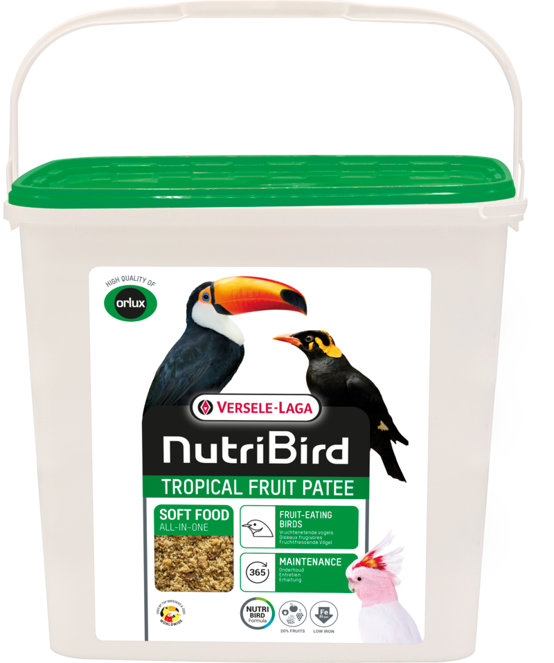 Versele-Laga Nurtibird Tropical Fruit Patee 5kg Complete Feed For Fruit Eaters