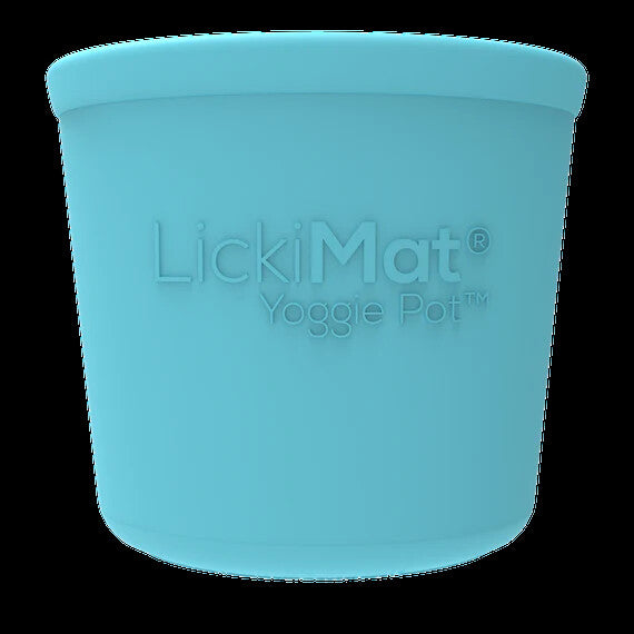 LickiMat yoggie Pot Boredom Buster Feeder for Dogs - Dog Interactive Enrichment
