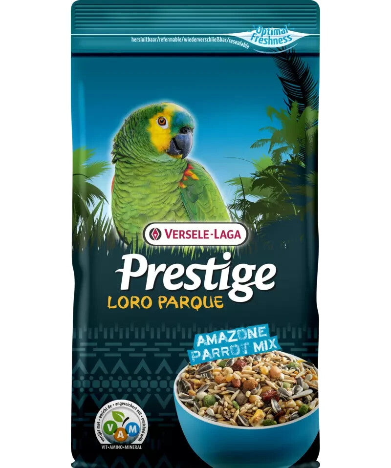 Versele Laga Prestige Amazone Parrot seed Loro Parque Mix VAM Pellets 1KG