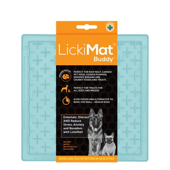 Lickimat treat mats for dogs Buddy Treat Feeding Pet Mat bordom buster