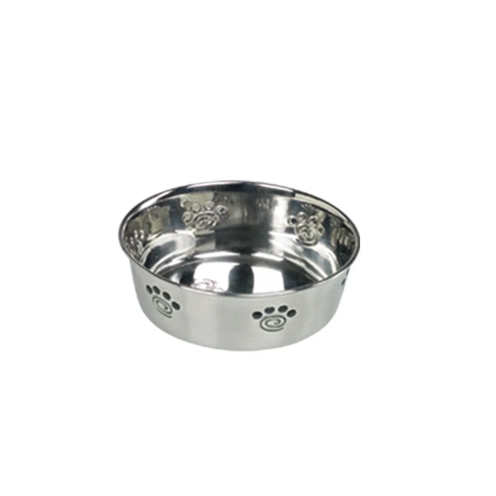Nobby Stainless Steel Non Slip Bowl 950ml Dogs Silicone Bottom