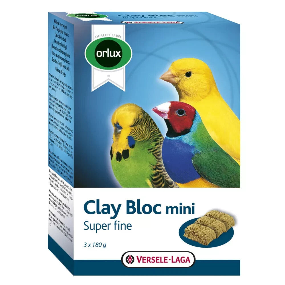 Versele Laga Orlux Clay Bloc Mini Super Fine Canaries/Budgies/Finch