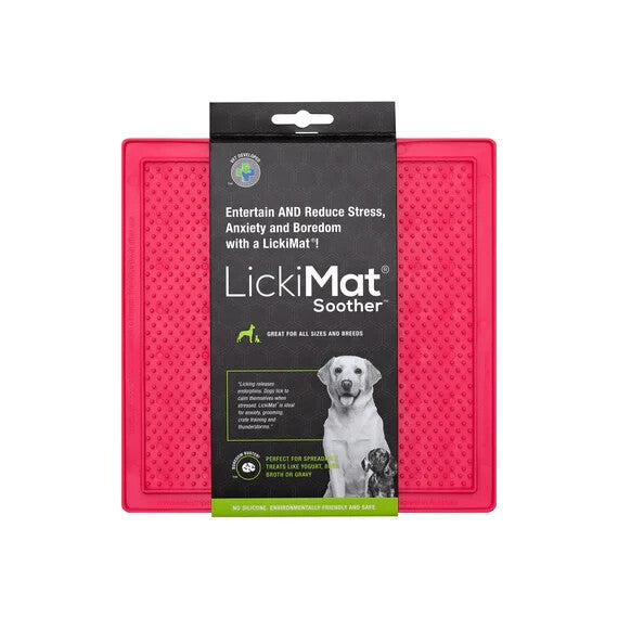 Lickimat Soother Treat Mat for Dogs, Cats & Puppies Interactive Feeder Toy