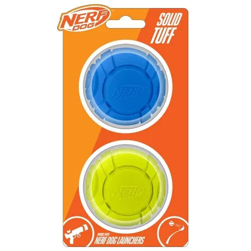 Nerf Dog Solid Foam Sonic Ball Teether Pk of 2 2.5"  Dog/Puppy Toy