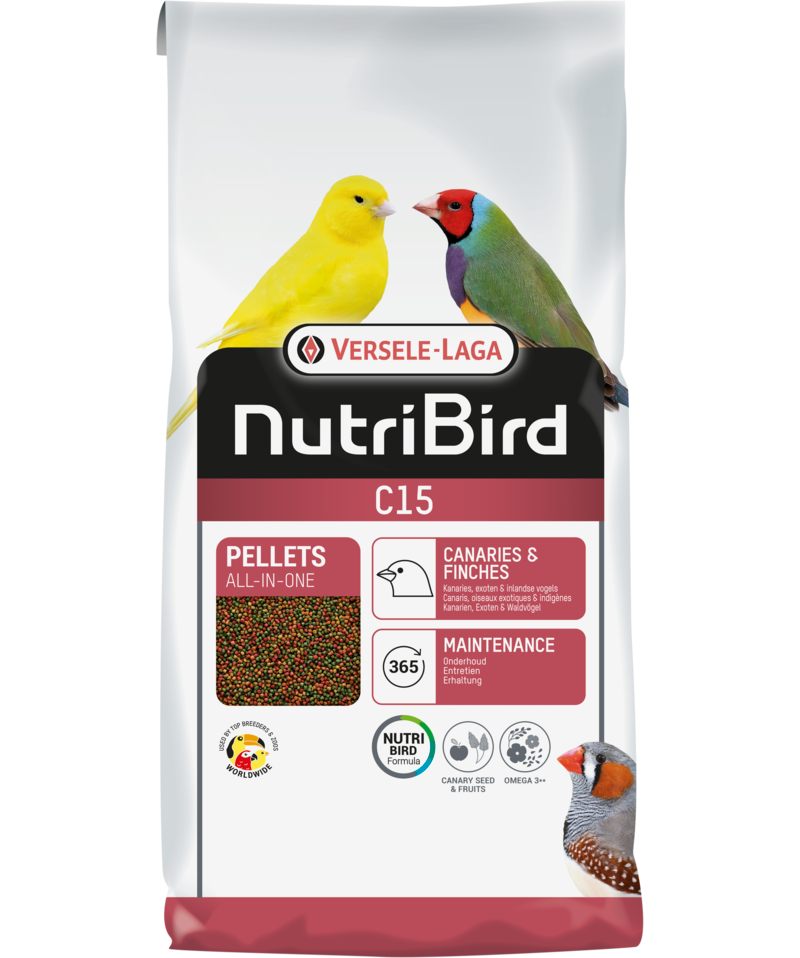 Versele Laga Nutribird Extruded Pellets C15 Canaries Finches food 1kg
