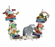 Adventure Bound Jumble Stack Swing Large Parrot Toy, Macaw Parrot,Cockatoo