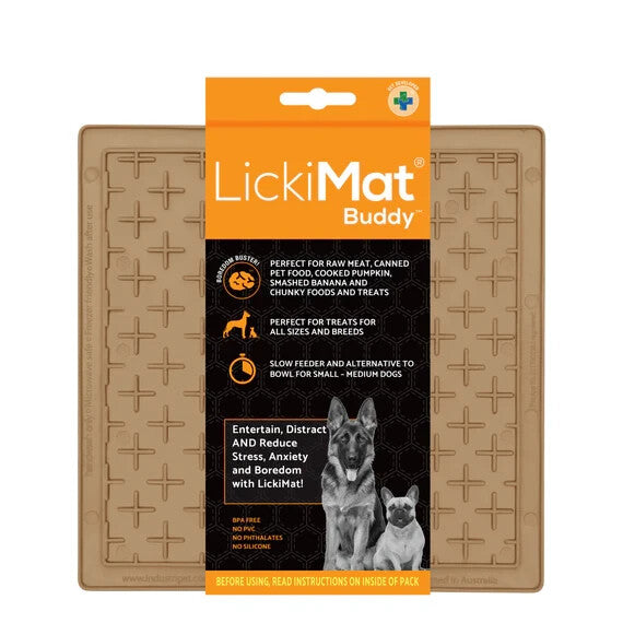 Lickimat treat mats for dogs Buddy Treat Feeding Pet Mat bordom buster