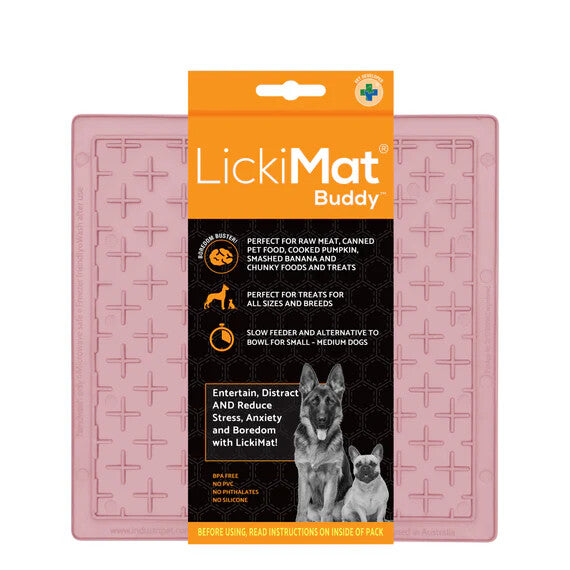 Lickimat treat mats for dogs Buddy Treat Feeding Pet Mat bordom buster